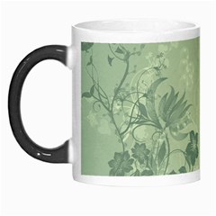 Wonderful Flowers In Soft Green Colors Morph Mugs by FantasyWorld7