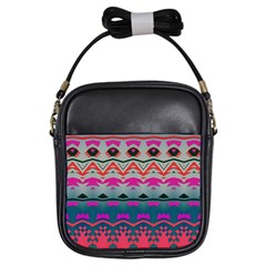 Waves And Other Shapes			girls Sling Bag by LalyLauraFLM