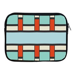 Vertical And Horizontal Rectangles			apple Ipad 2/3/4 Zipper Case by LalyLauraFLM