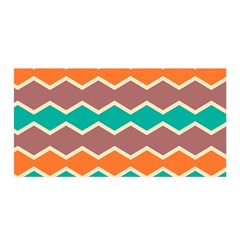 Colorful Chevrons Pattern Satin Wrap by LalyLauraFLM