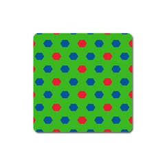 Honeycombs Pattern			magnet (square) by LalyLauraFLM