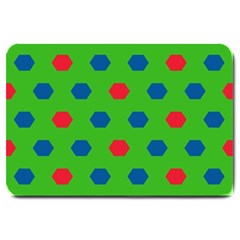 Honeycombs Pattern			large Doormat by LalyLauraFLM