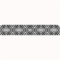 Black White Diamond Pattern Small Bar Mats