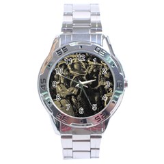 Group Of Candombe Drummers At Carnival Parade Of Uruguay Stainless Steel Men s Watch by dflcprints