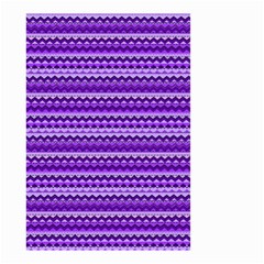 Purple Tribal Pattern Small Garden Flag (two Sides) by KirstenStar