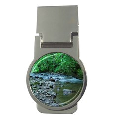 Rocky Stream Money Clips (round)  by trendistuff