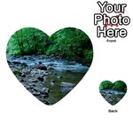 ROCKY STREAM Multi-purpose Cards (Heart)  Front 2