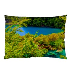 Plitvice, Croatia Pillow Cases (two Sides) by trendistuff