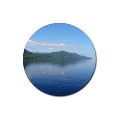 Loch Ness Rubber Round Coaster (4 Pack)  by trendistuff