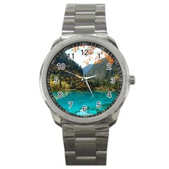 Jiuzhaigou Valley 3 Sport Metal Watches by trendistuff