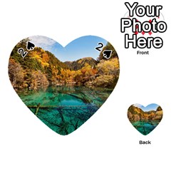 Jiuzhaigou Valley 1 Playing Cards 54 (heart)  by trendistuff