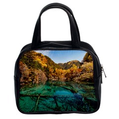 Jiuzhaigou Valley 1 Classic Handbags (2 Sides) by trendistuff