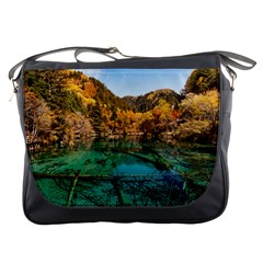 Jiuzhaigou Valley 1 Messenger Bags by trendistuff