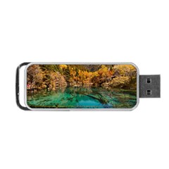 Jiuzhaigou Valley 1 Portable Usb Flash (two Sides) by trendistuff