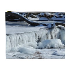 Frozen Creek Cosmetic Bag (xl) by trendistuff