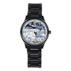 Frozen Creek Stainless Steel Round Watches by trendistuff