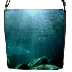 Crater Lake National Park Flap Messenger Bag (s) by trendistuff