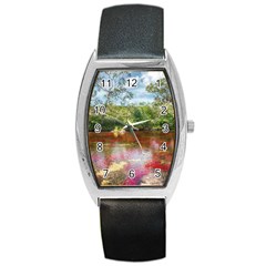 Cano Cristales 3 Barrel Metal Watches by trendistuff