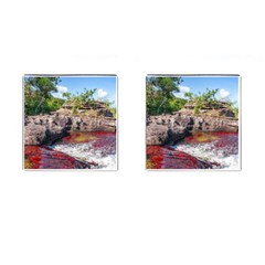 Cano Cristales 2 Cufflinks (square) by trendistuff