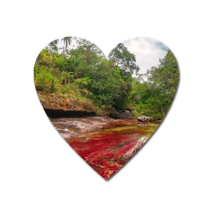 CANO CRISTALES 1 Heart Magnet