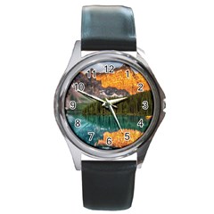 Banff National Park 4 Round Metal Watches by trendistuff