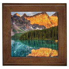 Banff National Park 4 Framed Tiles by trendistuff