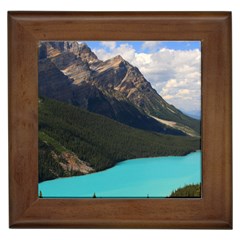 Banff National Park 3 Framed Tiles by trendistuff