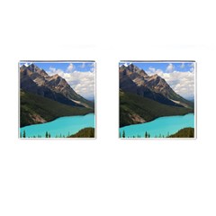 Banff National Park 3 Cufflinks (square) by trendistuff