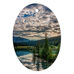 Banff National Park 2 Oval Ornament (two Sides) by trendistuff