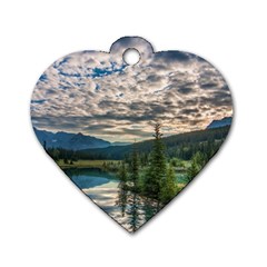 Banff National Park 2 Dog Tag Heart (one Side) by trendistuff