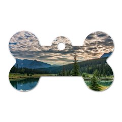 Banff National Park 2 Dog Tag Bone (two Sides) by trendistuff