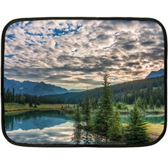 Banff National Park 2 Double Sided Fleece Blanket (mini)  by trendistuff