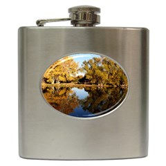 Autumn Lake Hip Flask (6 Oz) by trendistuff