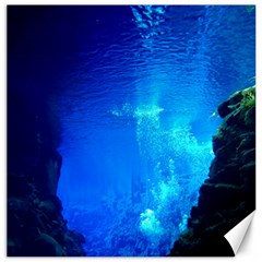 Underwater Trench Canvas 16  X 16  