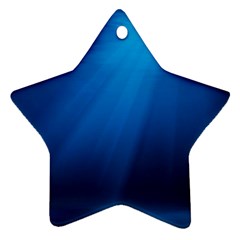 Underwater Sunlight Star Ornament (two Sides) 