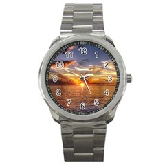 Tahitian Sunset Sport Metal Watches by trendistuff