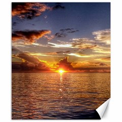 Tahitian Sunset Canvas 8  X 10  by trendistuff