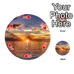 TAHITIAN SUNSET Playing Cards 54 (Round)  Front - Heart3