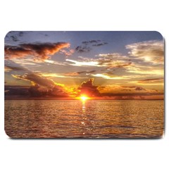 Tahitian Sunset Large Doormat  by trendistuff