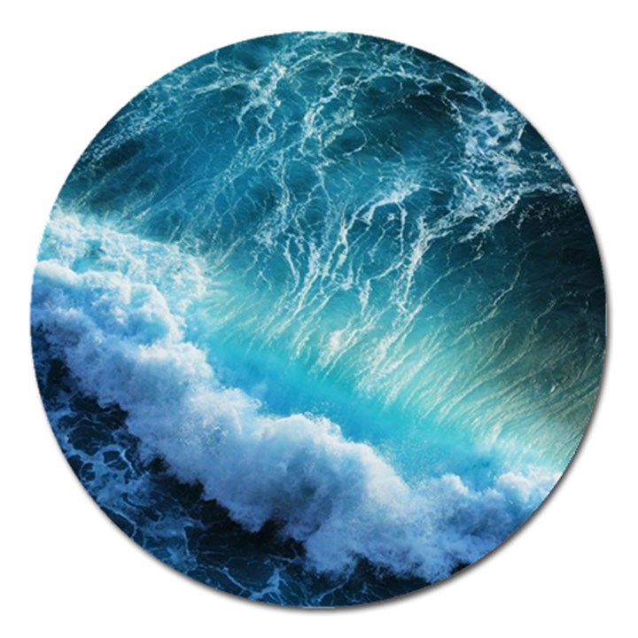 STORM WAVES Magnet 5  (Round)