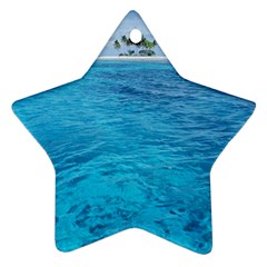 Ocean Island Star Ornament (two Sides) 