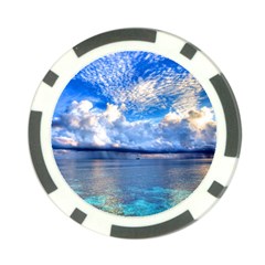 Maldives 1 Poker Chip Card Guards by trendistuff