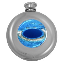 Great Blue Hole 2 Round Hip Flask (5 Oz) by trendistuff