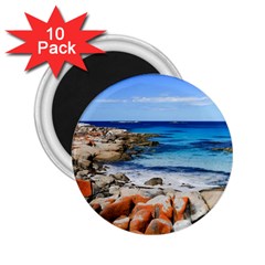 Bay Of Fires 2 25  Magnets (10 Pack)  by trendistuff