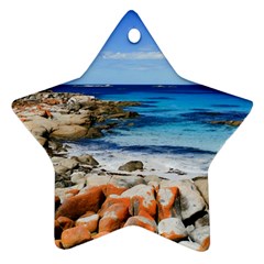 Bay Of Fires Star Ornament (two Sides)  by trendistuff