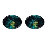 WAITOMO GLOWWORM Cufflinks (Oval) Front(Pair)