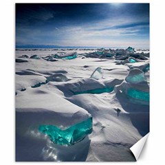 Turquoise Ice Canvas 20  X 24   by trendistuff