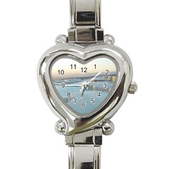 Travertine Pools Heart Italian Charm Watch by trendistuff