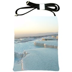 Travertine Pools Shoulder Sling Bags by trendistuff