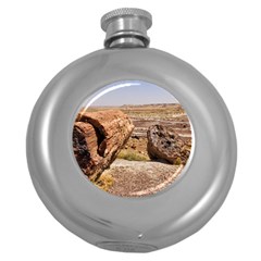 Petrified Desert Round Hip Flask (5 Oz) by trendistuff